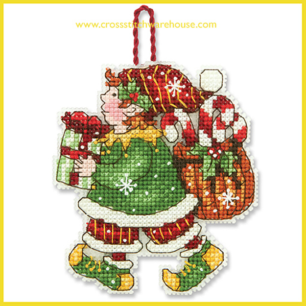 Dimensions Susan Winget Tree Ornament Counted Cross Stitch Kit 14 Count Plastic Canvas