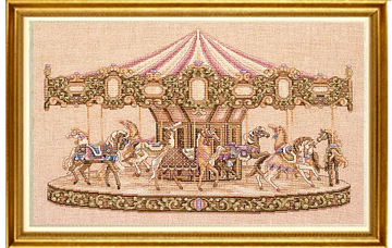 Picture of Carousel - 28ct. Tea Dyed