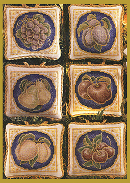 Picture of ORNAMENTS - Cloisonne Fruit Ornaments