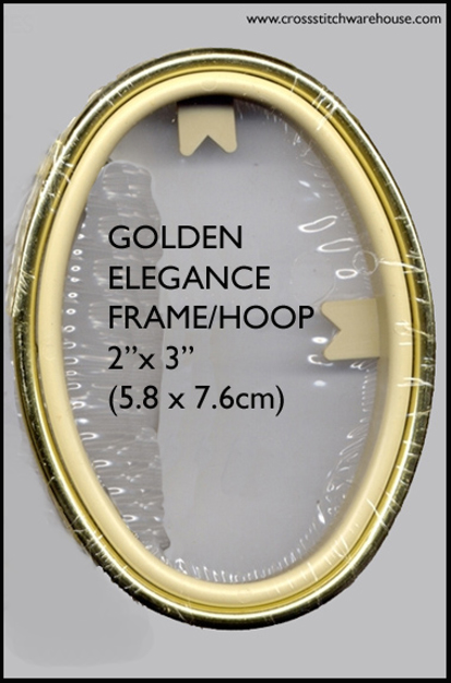 Picture of FRAMES - Golden Elegance Oval 2" x 3"