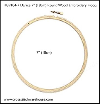Picture of HOOP - Wooden Embroidery Hoop 7"