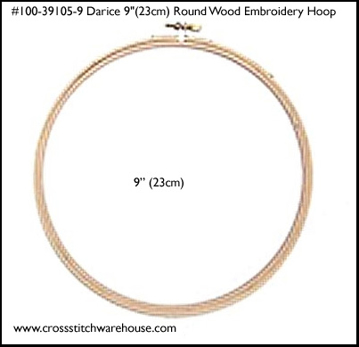 Picture of HOOP - Wooden Embroidery Hoop 9"