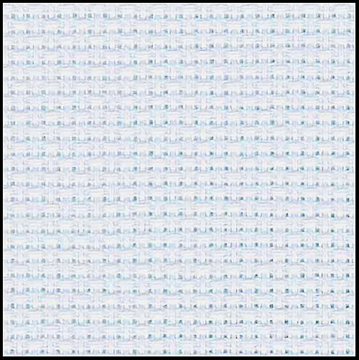 Picture of 14 ct. Powder Blue Aida. 15" x 18"