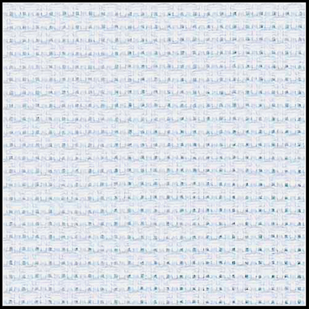 Picture of 14 ct. Powder Blue Aida. 20" x 24"