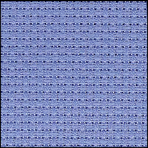 Aida Cloth 16 count Country Blue 15 x 18 inch