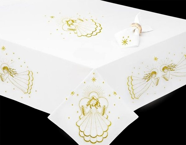 Stitch and Angel Table Cover