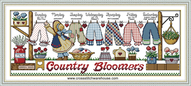 Country Seasons Cross Stitch Chart 
