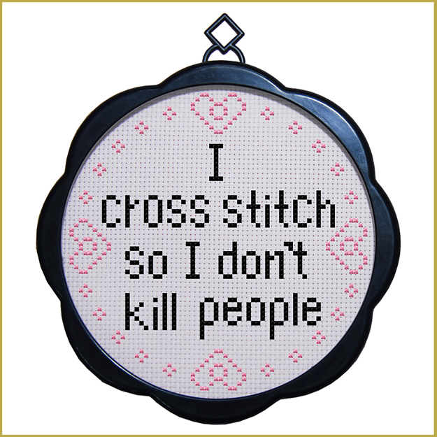 I Cross Stitch with FRAME