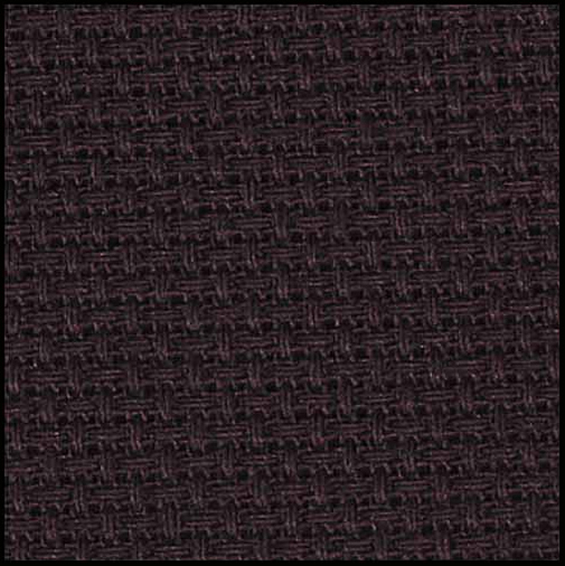 Black AIDA 14 Count Cross Stitch Fabric 50 x 54 cm